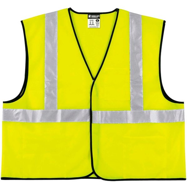 River City Class II Economy Safety Vests, Size 4XL VCL2SLX4